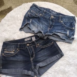 Lot of 2 jean shorts and tank